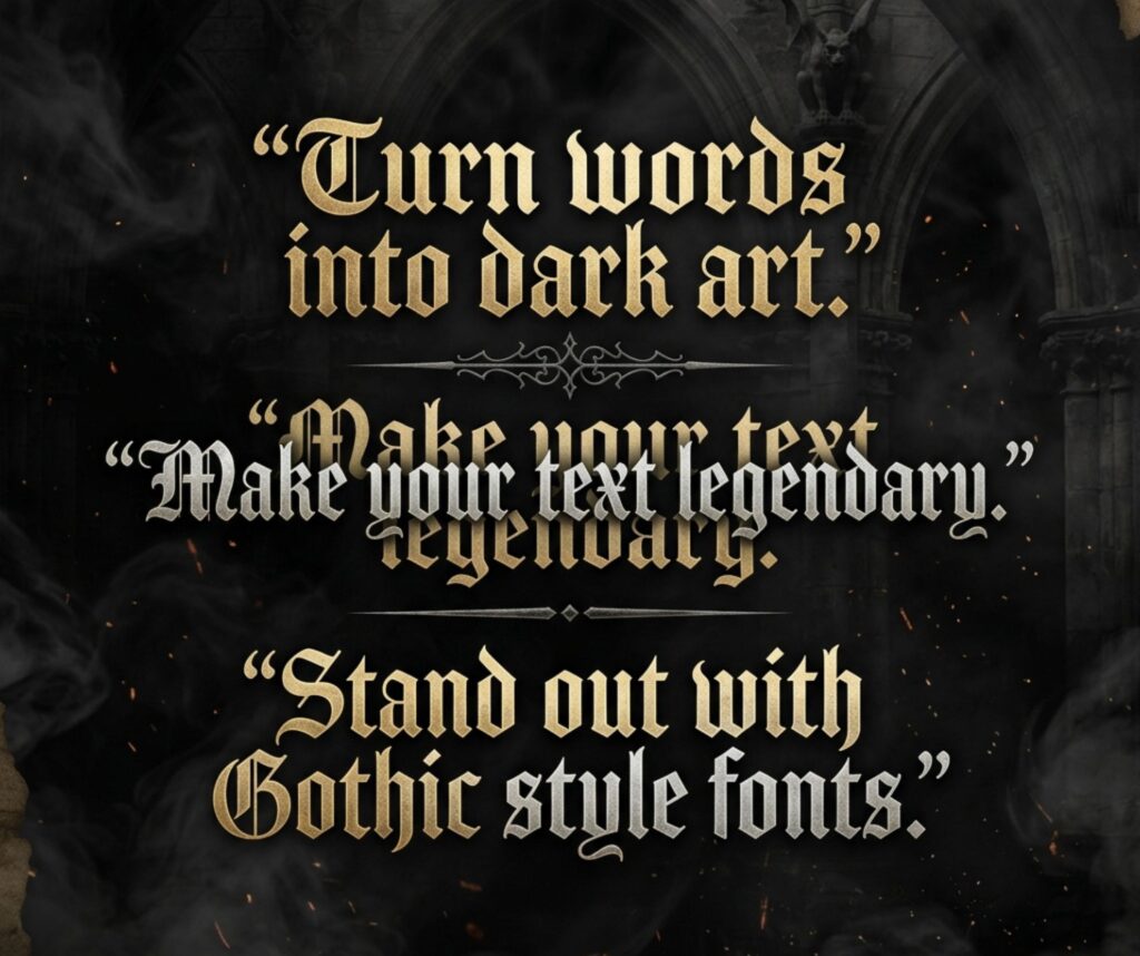 gothic-font
