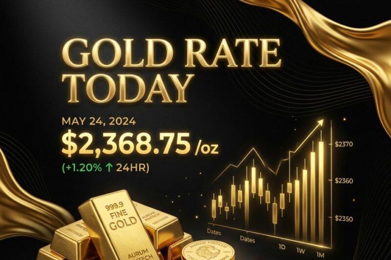 Gold Rate in Pakistan Today – Live 24K, 22K, 21K & 18K Gold Prices